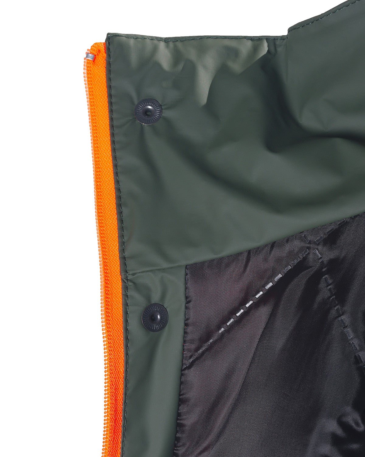 Jaqueta de caça acolchoada bicolor